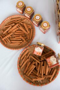 preparações com canela